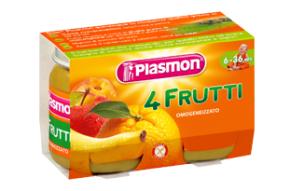 Omogenizat din 4 Fructe (2x104g)